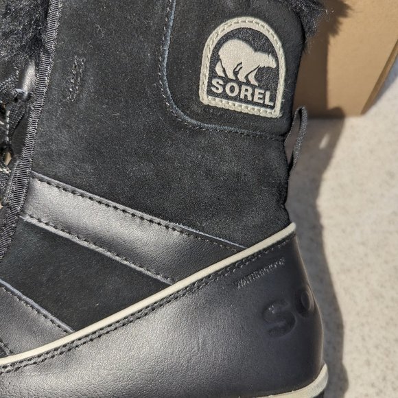NWOT - Sorel Tivoli II Low Black waterproof snow boots Sz. 8 (fit like 7.5!) - Picture 9 of 14